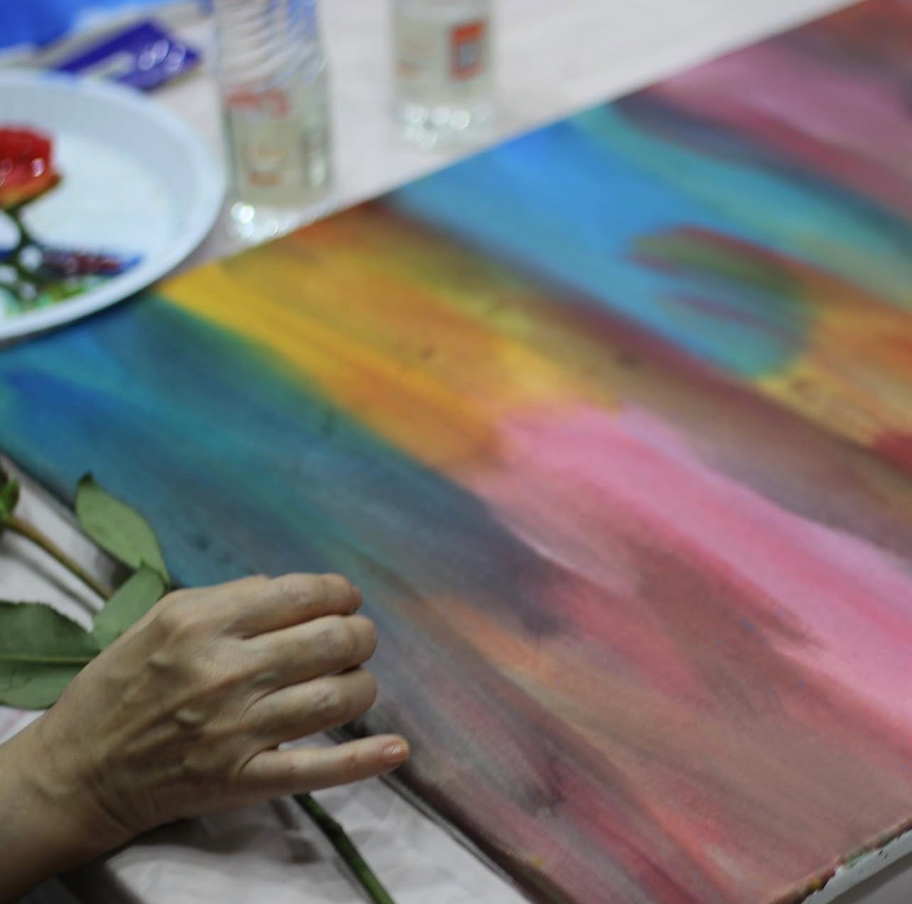 Abstract Oil Canvas