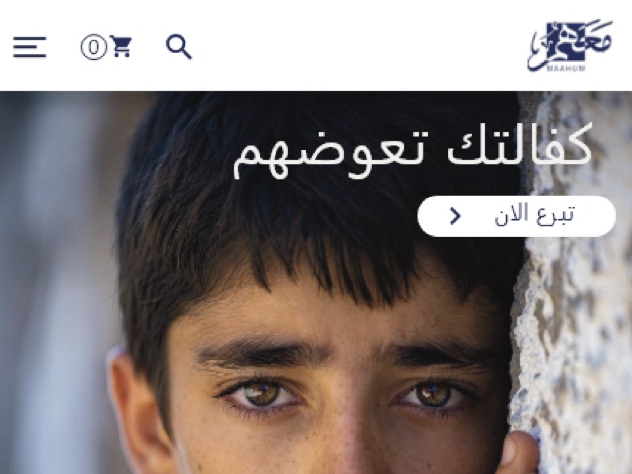 Donation platform web UI
