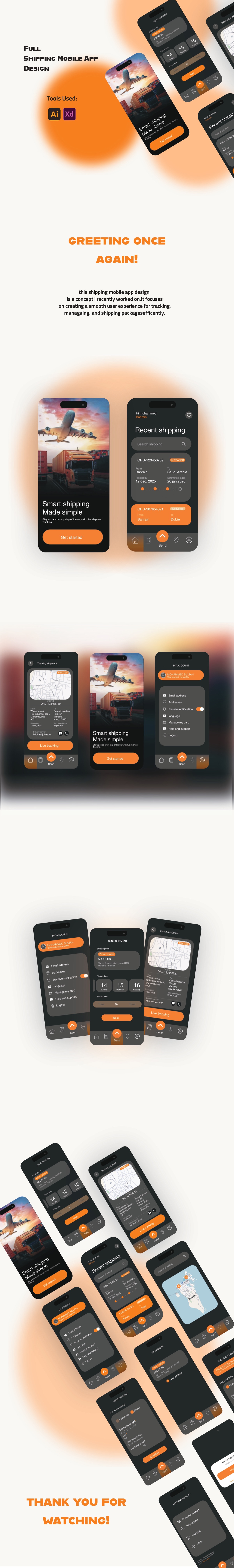 Smart Shipping App full case study